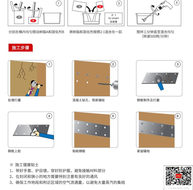 包钢略阳粘钢加固施工过程